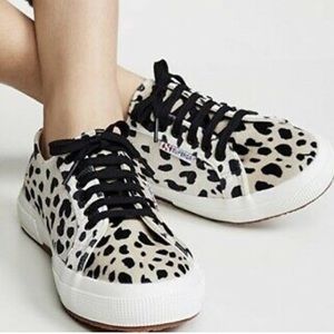 Superga Animal Print 2750 Velvet Sneaker